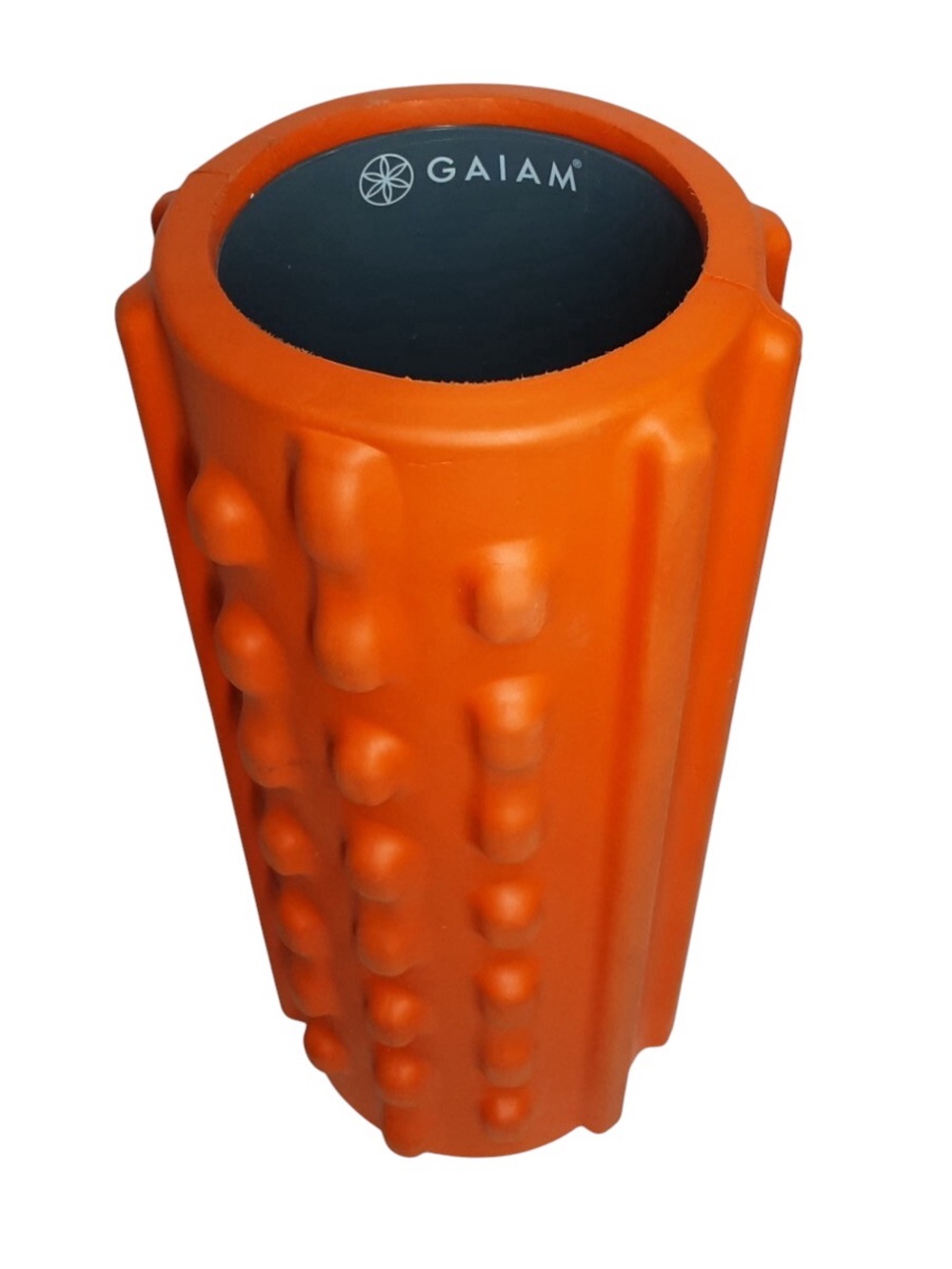 GAIAM Orange Textured Deep Tissue Foam Roller